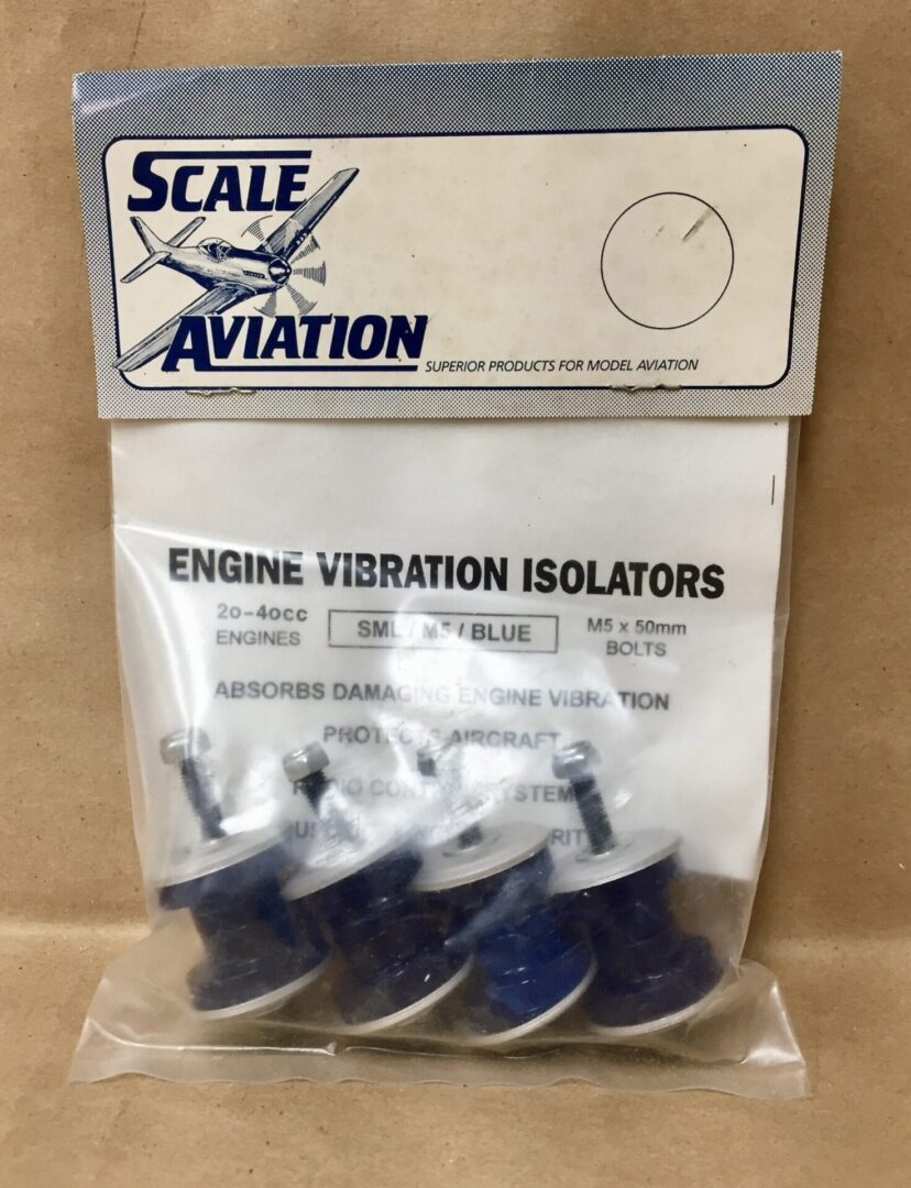 Scale Aviation Engine Vibration Isolators (2040cc) Precision Cut Kits