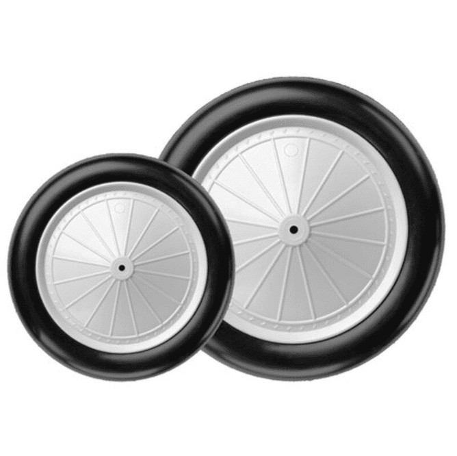 Du-Bro 1/6 Scale Vintage Wheels - 4-2/3" Diameter Foam Tires For RC Airplanes (2-Pack)