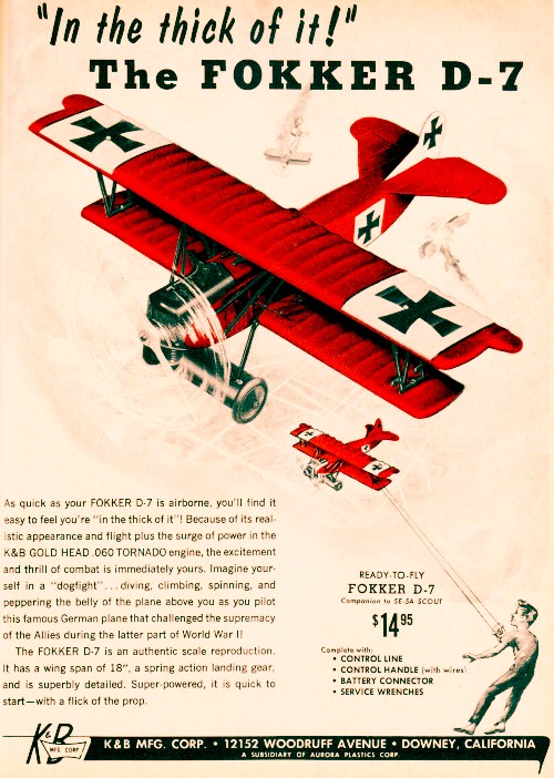 kb-fokker-d7-biplane-advertisement-may-june-1963-american-modeler
