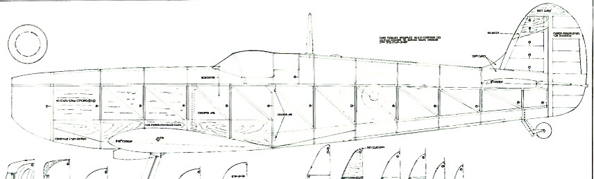 Spitfire Mk-1A (96”) Plan Set - #129 - Precision Cut Kits